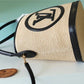 LV Petit Bucket Raffia Black For Women, Women’s Bags, Shoulder And Crossbody Bags 9.4in/24cm LV M59961