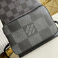 LV Campus Backpack Damier Graphite 3D Canvas Grey For Men, Bags 39cm LV N50009
