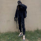 BL - AJ1 black pink toe women's shoes