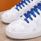 BL - LUV Time Out Blue And White Sneaker