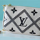 LV Mini Pochette Accessoires Monogram Empreinte White For Women, Women’s Handbags, Shoulder Bags And Crossbody Bags 6.1in/15.5cm LV 