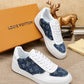 BL - LUV BLnogram Denim Blue Sneaker