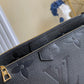 LV Multi Pochette Accessoires Monogram Empreinte Black For Women, Women’s Handbags, Shoulder And Crossbody Bags 9.8in/25cm LV M80399