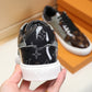 BL - LUV BLnogram Denim Brown And Gray Sneaker