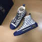 BL - DIR B23 Blue HIGH-TOP SNEAKER