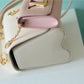 LV Twist PM Bag, Shoulder and Cross Body Bags For Women Taupe Brown / Pink 7.5in/19cm LV M59886