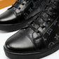 BL - LUV High BLnogram Black Boot Sneaker