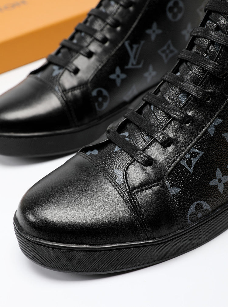 BL - LUV High BLnogram Black Boot Sneaker