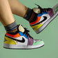 BL - AJ1 rainbow stitching