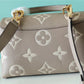 LV Madeleine BB Monogram Empreinte Dove Gray/ Creme Beige For Women,  Shoulder and Crossbody Bags 9.4in/24cm LV