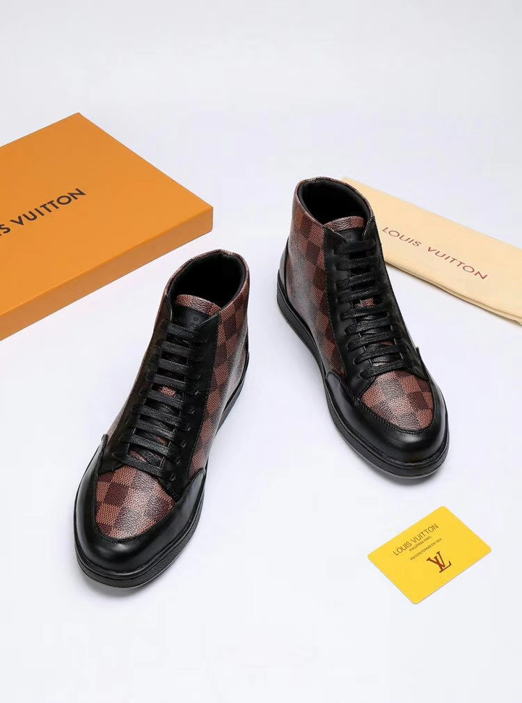 BL - LUV HIgh Top Brown Sneaker