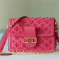 LV Mini Dauphine Monogram Fluo Pink For Women,  Shoulder And Crossbody Bags 18.5cm/7.3in LV M20747