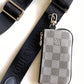 LV Trio Messenger Damier Graphite Plaster For Men, Bags, Shoulder And Crossbody Bags 9.8in/25cm LV