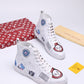 BL - LUV Stellar Trainer Boot White Sneaker