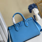 LV Grenelle Tote PM Epi Blue For Women, Women’s Handbags, Shoulder And Crossbody Bags 10.6in/27cm LV