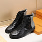 BL - LUV Stellar Trainer Boot Black Gray Sneaker
