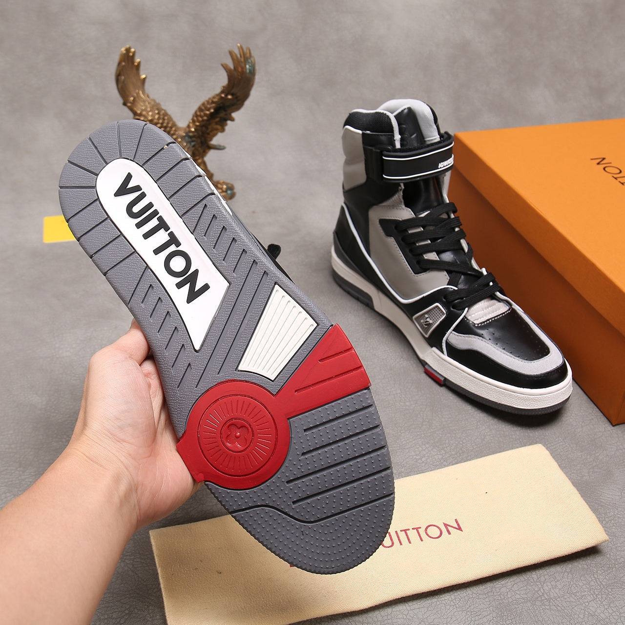 BL - LUV Traners Inspired Black Gray Sneaker