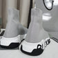 BL - Bla Speed Print Stretch Knit Sneakers