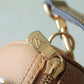 LV Nano Speedy Monogram Empreinte Arizona Beige / Cream For Women,  Shoulder And Crossbody Bags 6.3in/16cm LV M81457