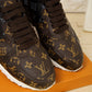 BL - LUV BLnogram Denim Brown Sneaker