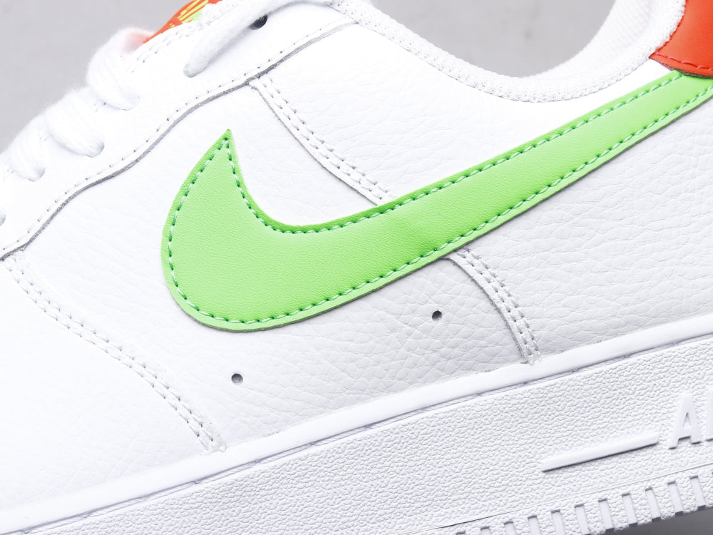 BL - AF1 White powder green low top