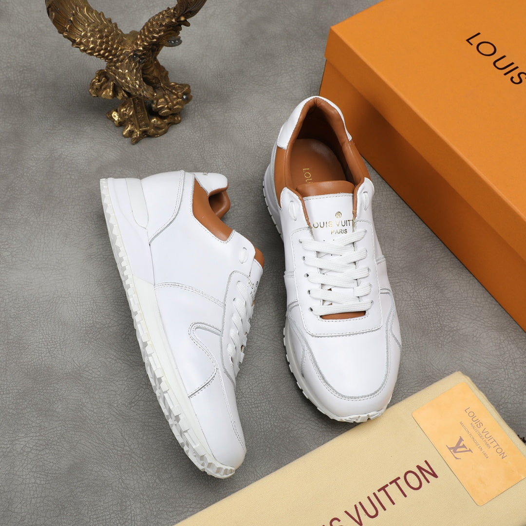 BL - LUV Run Away Low Top White Sneaker