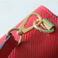 LV Twist MM Bag Epi Red/ Pink For Women,  Shoulder and Cross Body Bags 9.1in/23cm LV