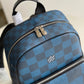 LV Campus Backpack Damier Graphite 3D Canvas Blue For Men, Bags 39cm LV N50008