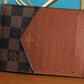 LV ID Card Holder Damier Graphite Canvas Brown For Men, Wallet 13cm LV N60378