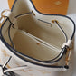 LV NeoNoe BB Bucket Bag Monogram Empreinte Cream/Saffron For Women, Women’s Bags, Shoulder Bags 7.9in/20cm LV M45716
