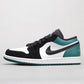 BL - AJ1 black and green toes