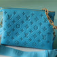 LV Coussin PM Monogram Blue For Women, Women’s Bags, Shoulder And Crossbody Bags 10.2in/26cm LV 