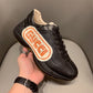 BL-GCI  RHYTON VINTAGE TRAINER LA BLACK SNEAKER 143