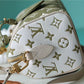 LV Speedy Bandouliere 20 PM Monogram Empreinte Khaki Green / Beige / CreamFor Women,  Shoulder And Crossbody Bags 20.5cm/8.1in LV M46118