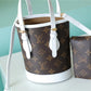 LV Nano Bucket Bag Monogram For Women Brown 6.7in/17cm LV M81489