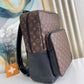 LV Dean Backpack Monogram Macassar Canvas For Men, Bags 42cm LV M45335