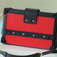 LV Petite Malle Epi Black/Red For Women,  Shoulder And Crossbody Bags 7.9in/20cm LV 