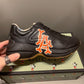 BL-GCI  RHYTON VINTAGE TRAINER LOGO BLACK SNEAKER 144