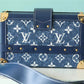 LV Petite Malle Jacquard Since 1854 Blue For Women, Women’s Handbags, Shoulder Bags And Crossbody Bags 7.5in/19cm LV 