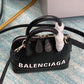 Balen Ville Mini Handbag In Black, For Women,  Bags 4.7in/12cm