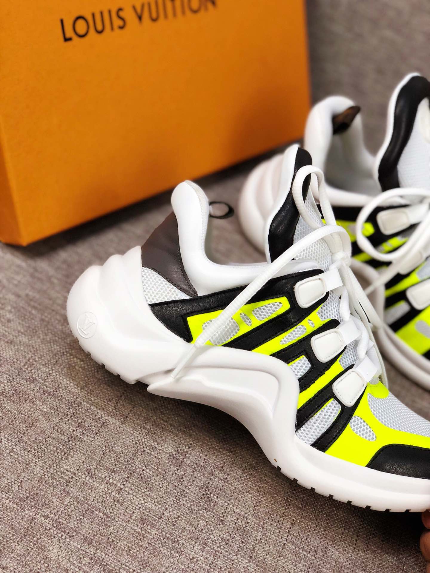 BL - LUV Archlight Black White Yellow Sneaker
