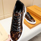 BL - LUV Low BLnogram Brown Breathable Sneaker