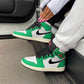 BL - AJ1 Little HNK White Green