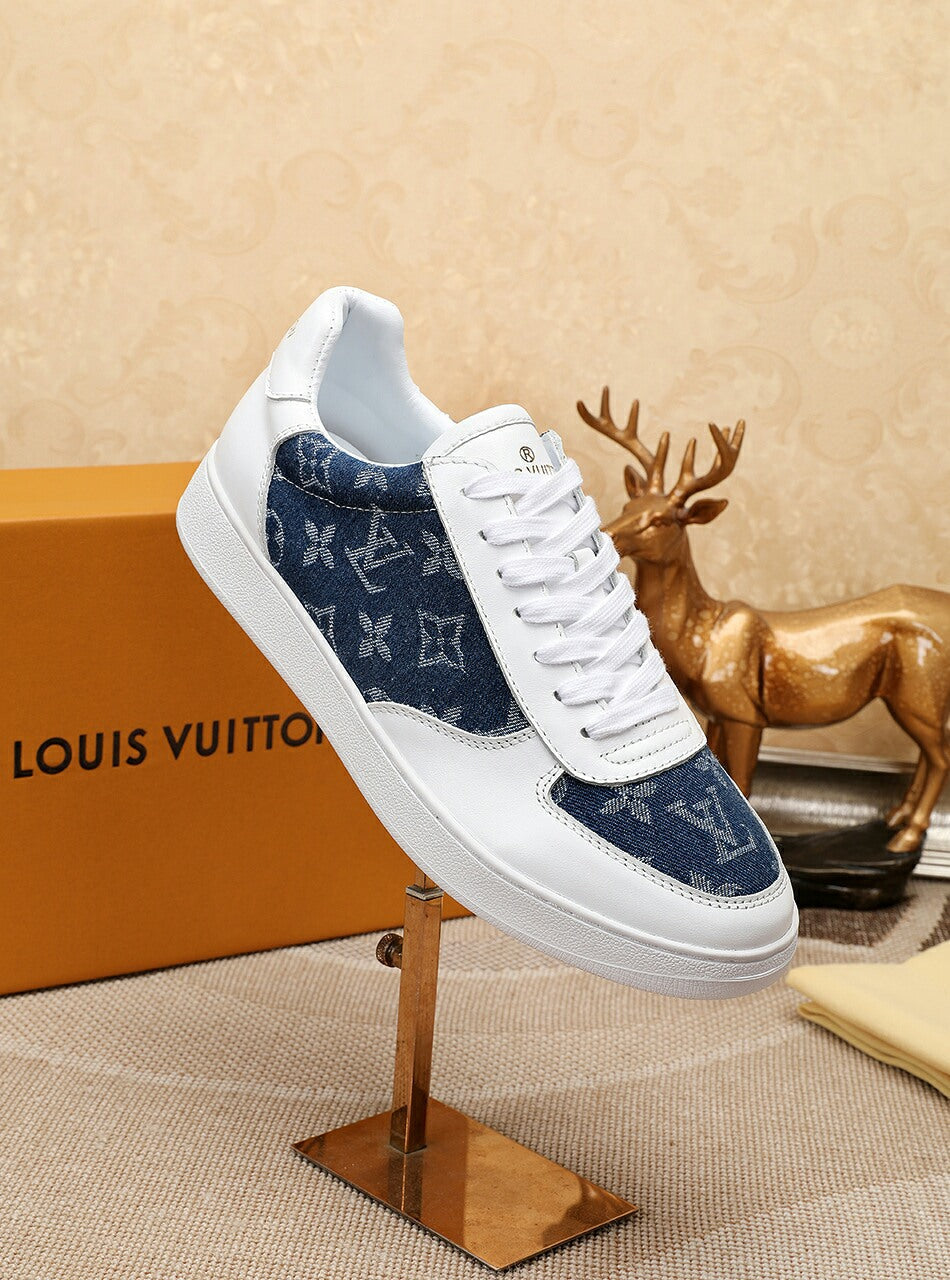 BL - LUV BLnogram Denim Blue Sneaker