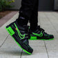 BL - OW x Rubber Dunk Black & Green