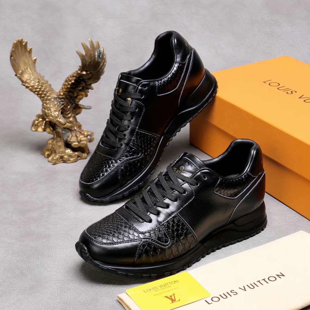 BL - LUV Run Away Low Top Black Sneaker