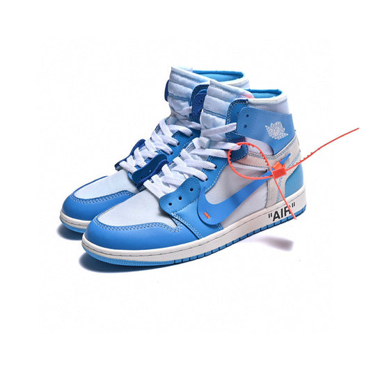 BL - OW x AJ1 High North Carolina Blue
