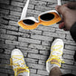 BL - OW x Dunk (NO.39) yellow shoelace brown buckle