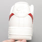 BL - AF1 retro white red low top