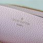 LV Double Zip Pochette Monogram Empreinte Candy Pink For Women,  Shoulder And Crossbody Bags 20cm/7.9in LV M81429